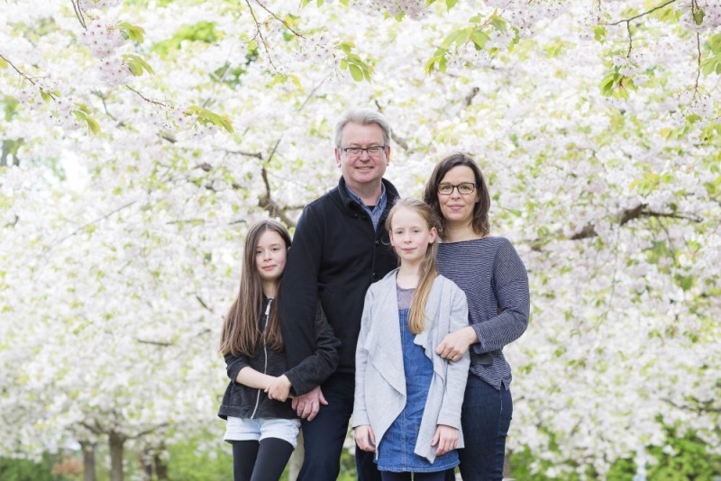 Ella, Annaliese, Simone and Stephen, photographed at Lauriston Castle on 26th April 2019 by Ditte Solgaard Dunn, First Light Photography