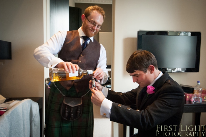 Edinburgh wedding photography by First Light Photography