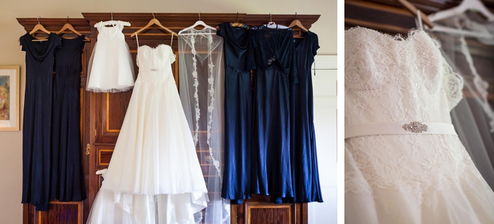 wedding dresses, bridesmaids dresses, flowergirls dresses, Edinburgh wedding photographer, Scotland, first light photography