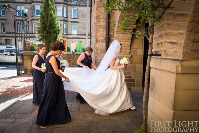 Wedding at St Peters Catholic Church Edinburgh