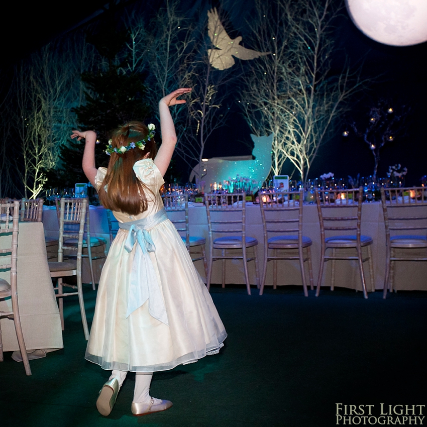 Winter wonderland wedding with Enchanted Forest theme