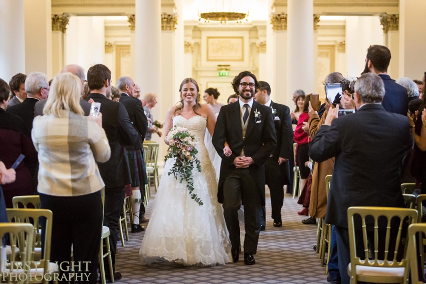 Wedding photography at Signet Library , Edinburgh by First Light photography, Scotland