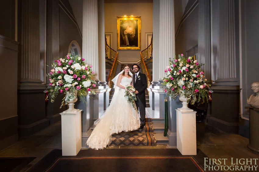 Wedding photography at Signet Library , Edinburgh by First Light photography, Scotland