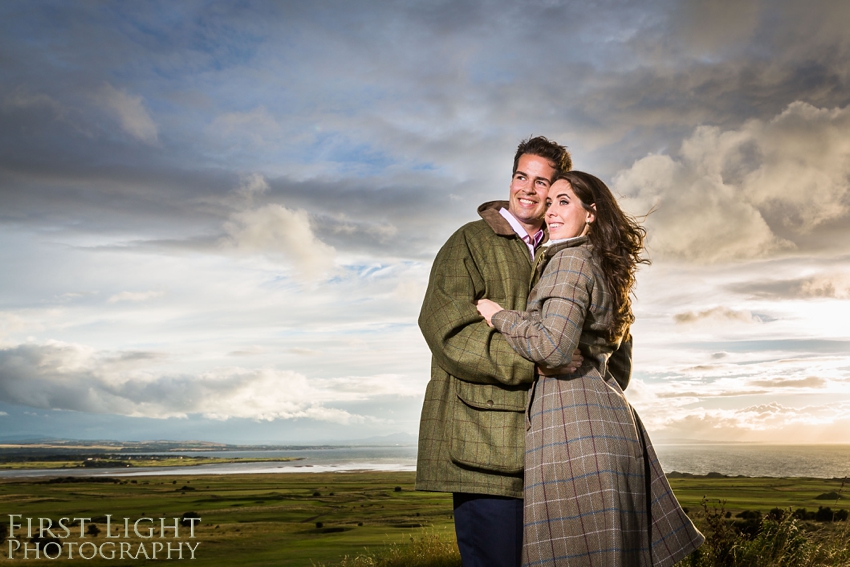 Gullane engagement photo shoot