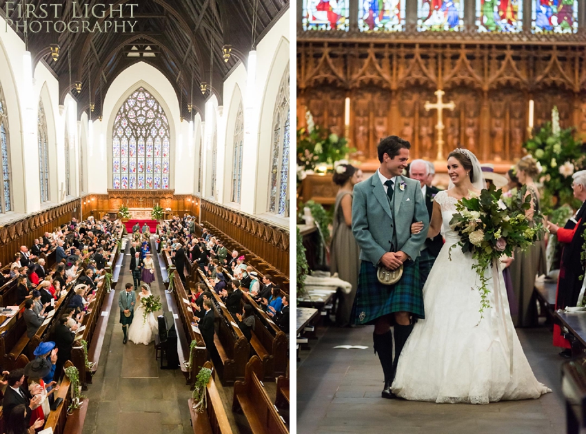 Wedding church, wedding dress, wedding flowers 