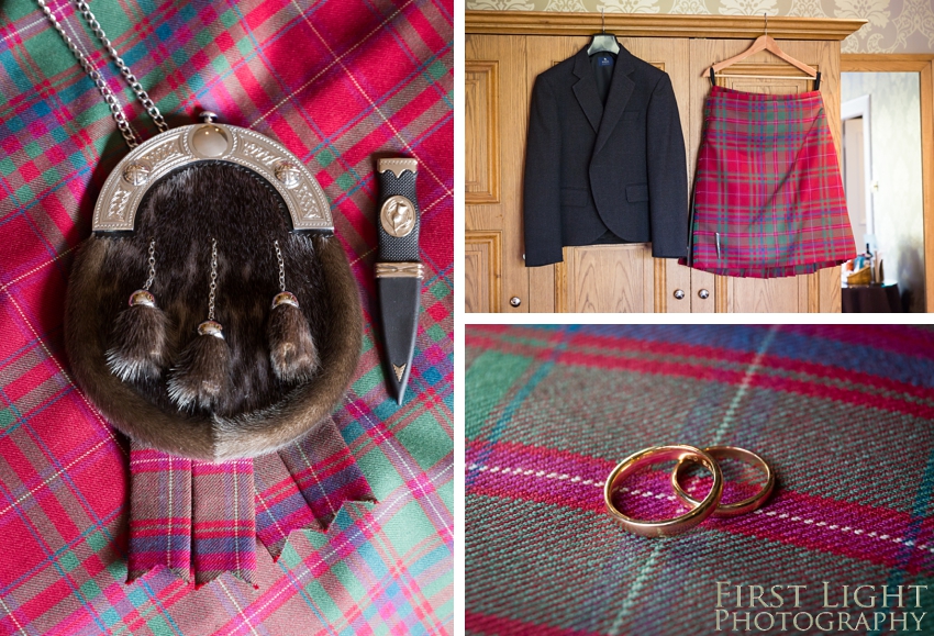 Scottish groom details, wedding photographer Scotland