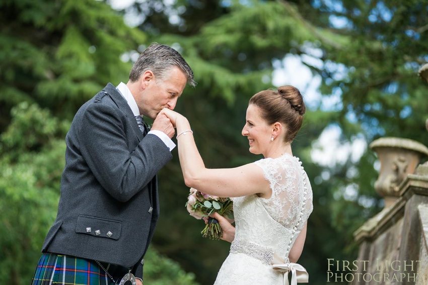 Wedding dress, wedding details, Gilmerton House, Wedding Photographer, Edinburgh Wedding Photographer, Edinburgh, Scotland, Copyright: First Light Photography