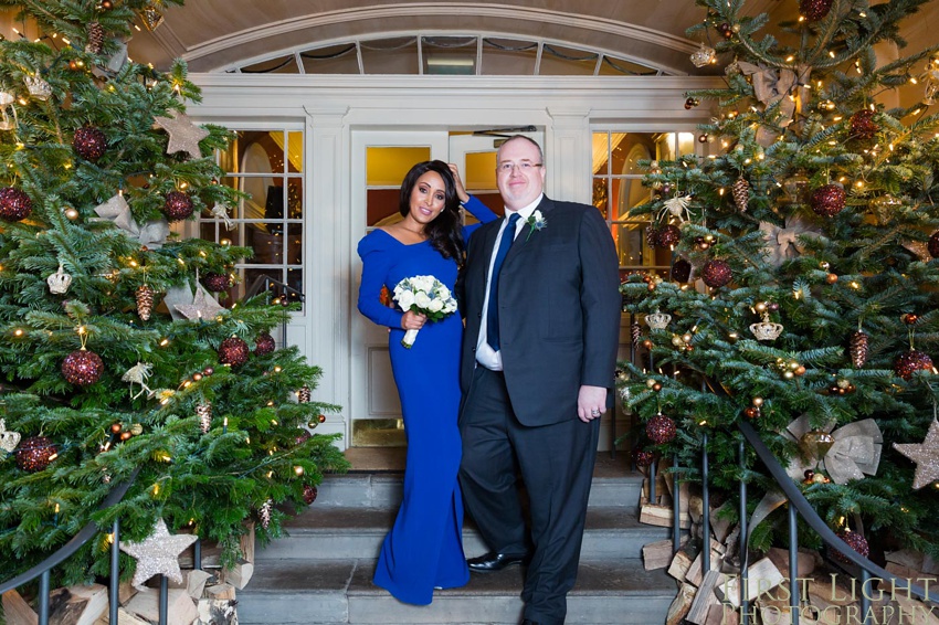 Wedding Elopement, Prestonfield House, Blue Wedding Dress, Edinburgh Wedding Photographer, Copyright:First Light Photography, Scotland