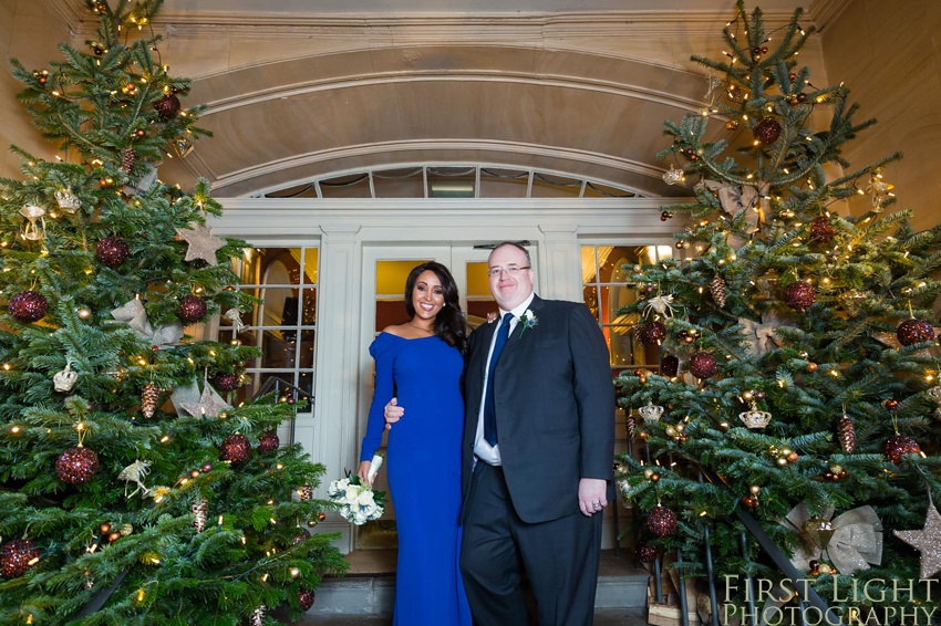 Wedding Elopement, Prestonfield House, Blue Wedding Dress, Edinburgh Wedding Photographer, Copyright:First Light Photography, Scotland