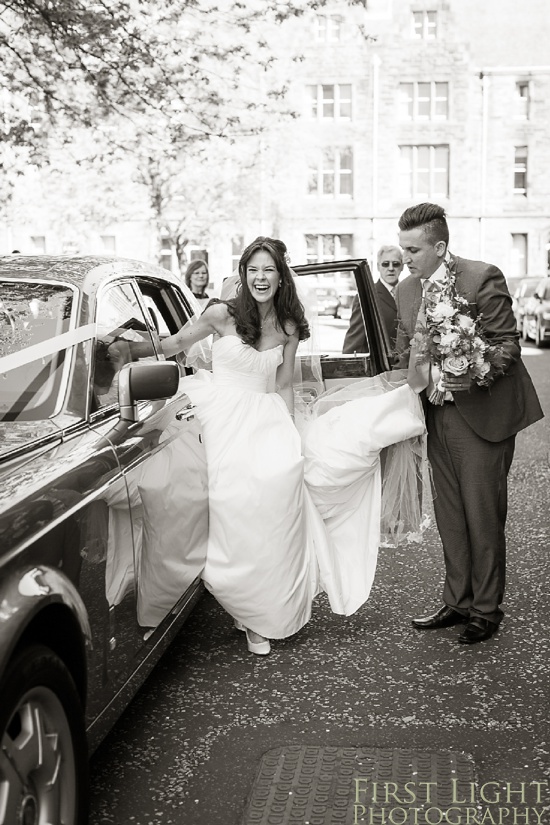 Glasgow University Chapel, Spring Wedding, Lochgreen House Hotel, Glasgow Wedding, Edinburgh Wedding Photographer, Wedding Photographer, Scotland, Copyright: First Light Photography