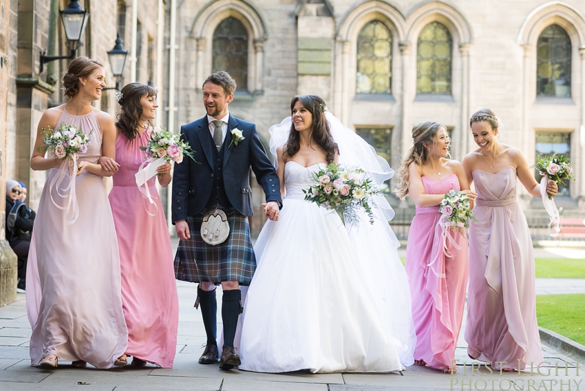 Glasgow University Chapel, Spring Wedding, Lochgreen House Hotel, Glasgow Wedding, Edinburgh Wedding Photographer, Wedding Photographer, Scotland, Copyright: First Light Photography