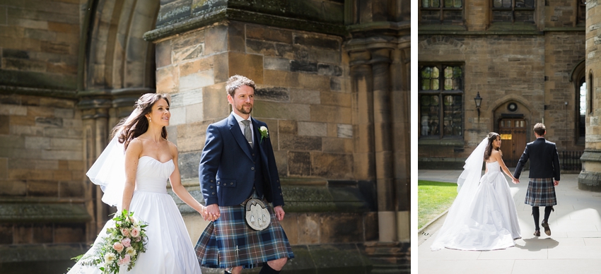 Glasgow University Chapel, Spring Wedding, Lochgreen House Hotel, Glasgow Wedding, Edinburgh Wedding Photographer, Wedding Photographer, Scotland, Copyright: First Light Photography