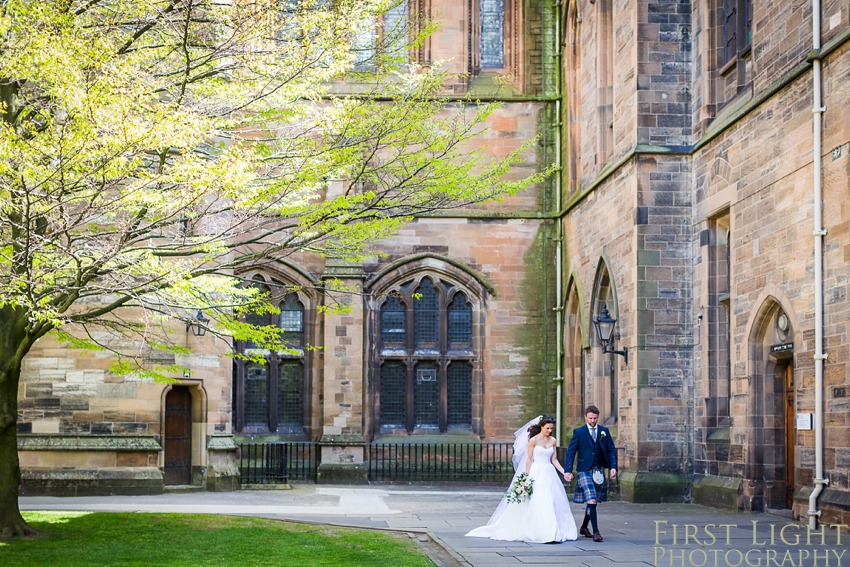 Glasgow University Chapel, Spring Wedding, Lochgreen House Hotel, Glasgow Wedding, Edinburgh Wedding Photographer, Wedding Photographer, Scotland, Copyright: First Light Photography