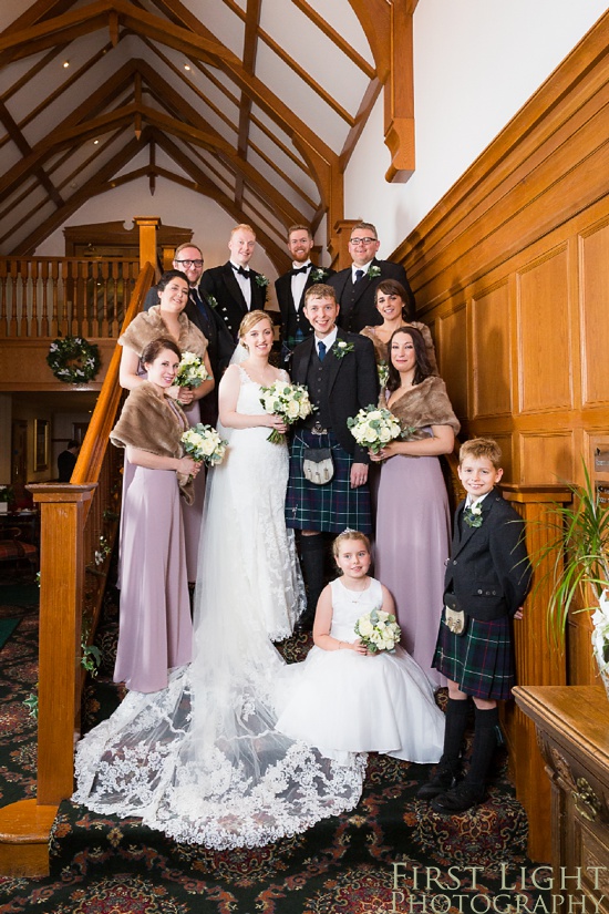 Lochgreen House Hotel, Winter wedding Ayrshire Wedding Wedding PhotographerEdinburgh Wedding Photographer Scotland Copyright: First Light Photography