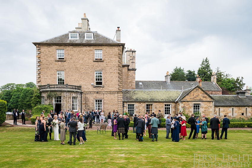 Gilmerton House Wedding, North Berwick. Edinburgh Wedding Photographer, Scotland. Copyright: First Light Photography