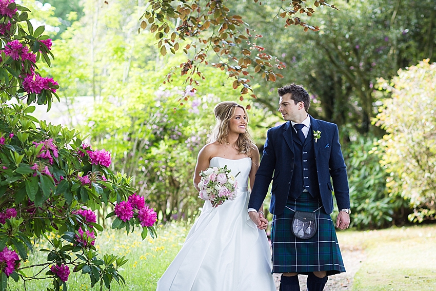 Millearne Gardens Wedding, Perthshire, Edinburgh Wedding Photographer, Scotland. Copyright: First Light Photography