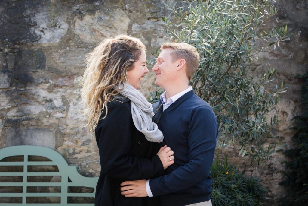 Wedding Proposal photography in Circus Lane, Edinburgh