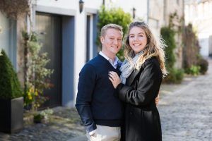Wedding Proposal photography in Circus Lane, Edinburgh