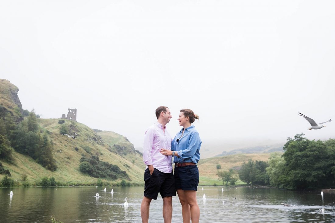 portraiture in Holyrood Park