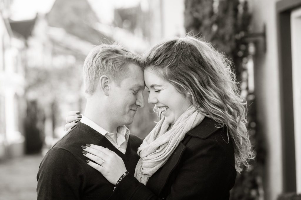 Wedding Proposal photography in Circus Lane, Edinburgh