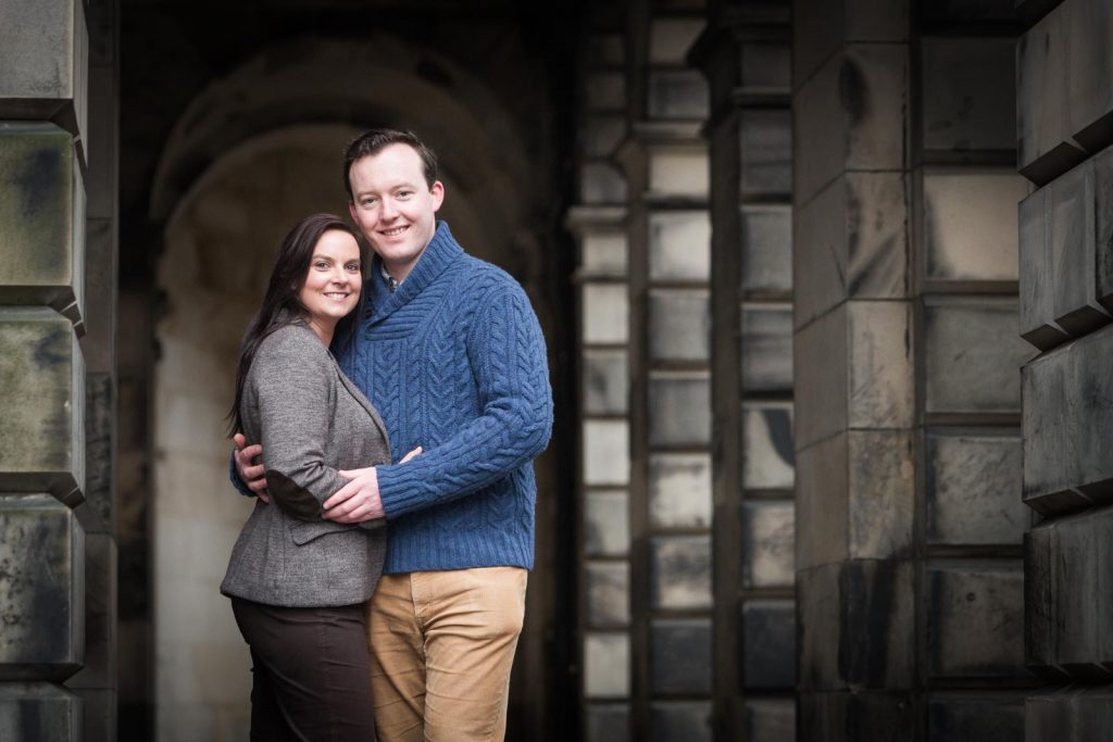 Edinburgh wedding proposal photography