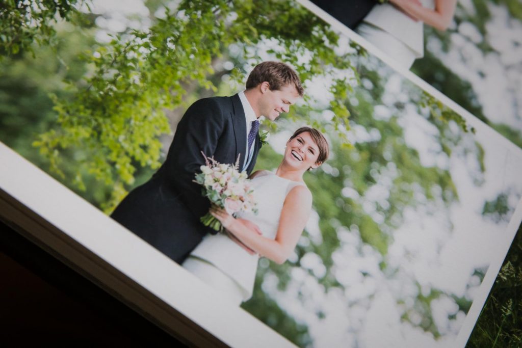 luxury wedding album, storybook