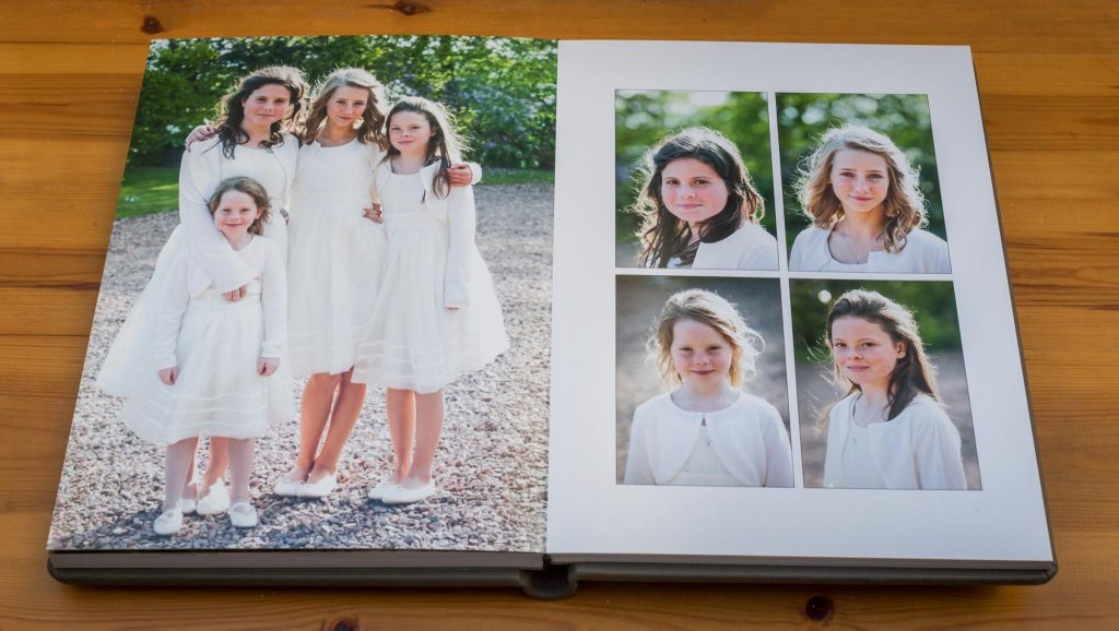 luxury wedding album, storybook