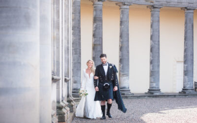 A perfect summer wedding at Hopetoun House