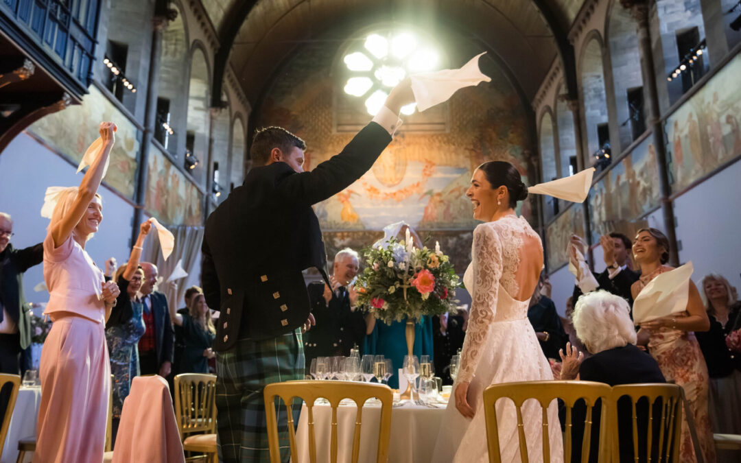 A sunny May wedding at Mansfield Traquair – Céline & Anthony