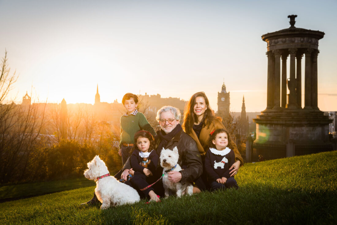Best spots for Family photography in Edinburgh: Calton Hill